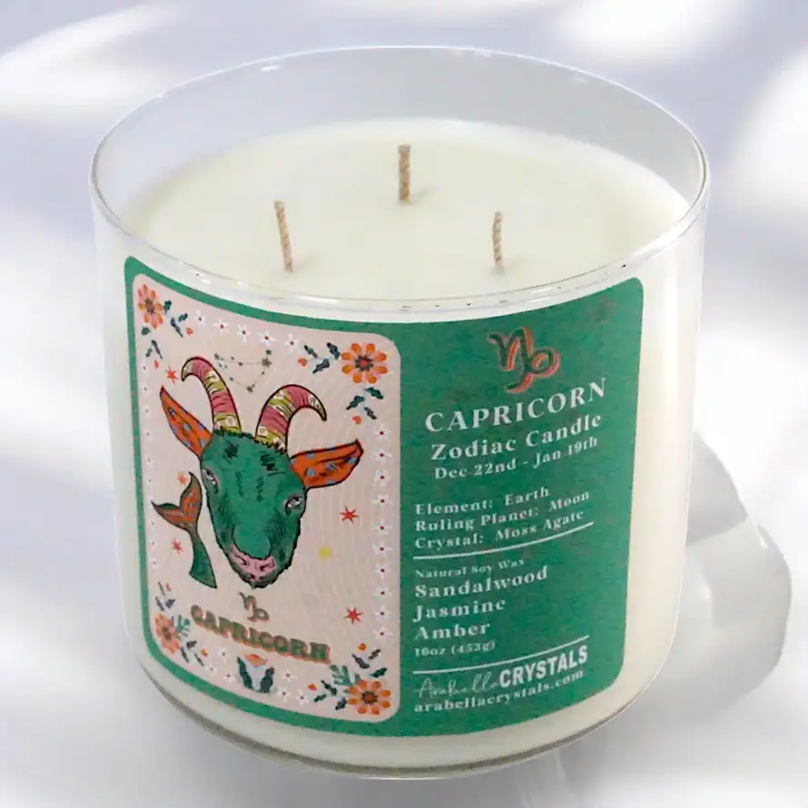 Capricorn of Scented Zodiac Candle- Embody the Essence of Ambition