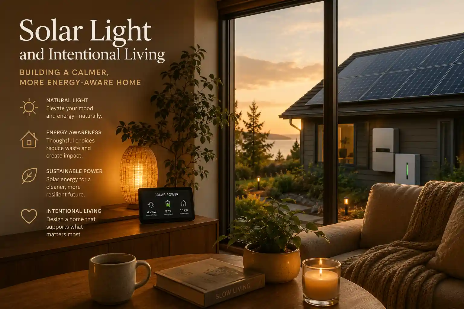 Solar Light and Intentional Living: Building a Calmer, More Energy-Aware Home