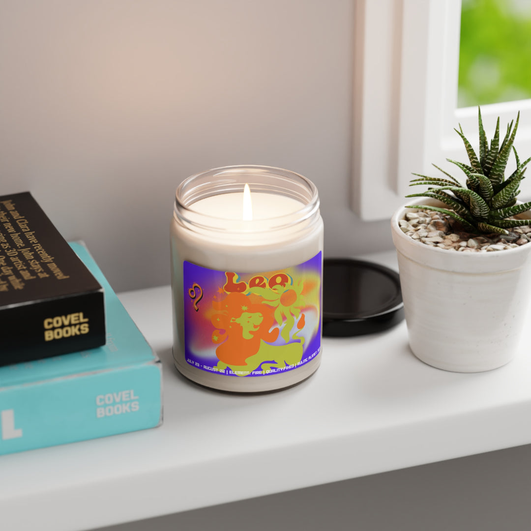 LEO of Scented Zodiac Candle-Radiate with Regal Warmth