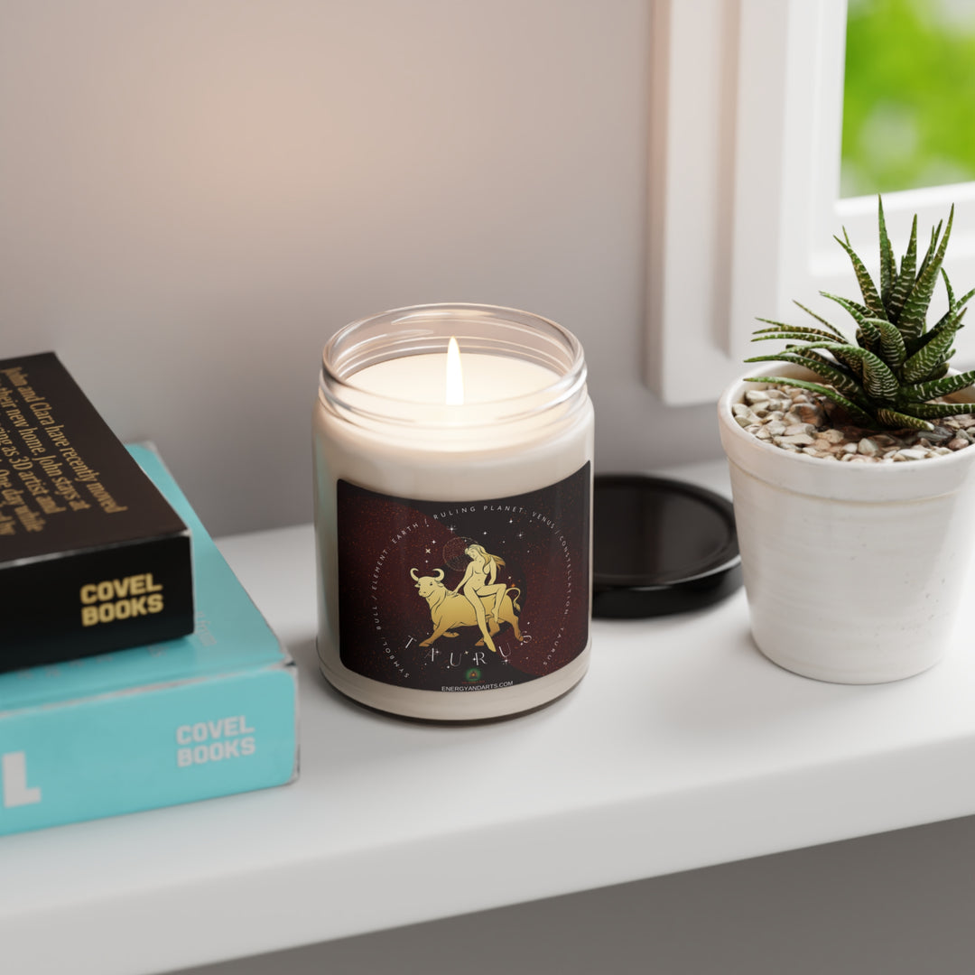 Taurus Scented Zodiac Candle: Embrace Earthy Serenity