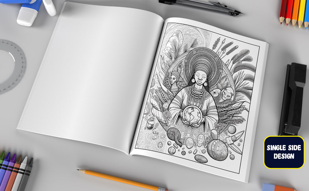 SACRED SISTERS: AFRICAN GODDESS COLORING EXPERIENCE