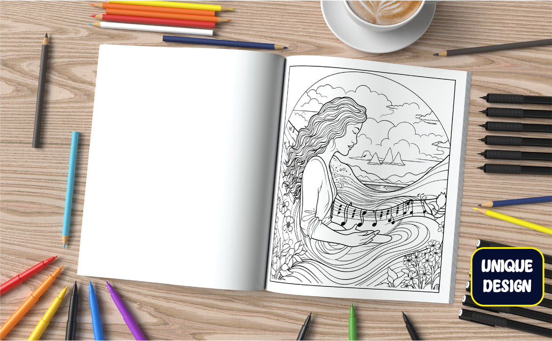 "Spiritual Babe - A Celebration of Oneness" (Adult Coloring Book)