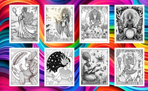 SACRED SISTERS: AFRICAN GODDESS COLORING EXPERIENCE